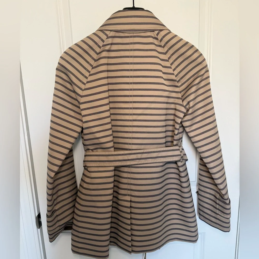 Coach Factory Stripe Short Trench - Picture 2 of 13